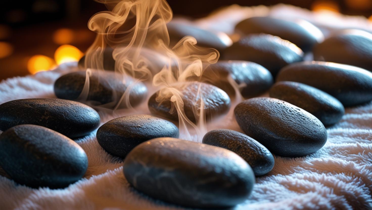 Massage aux pierres chaudes